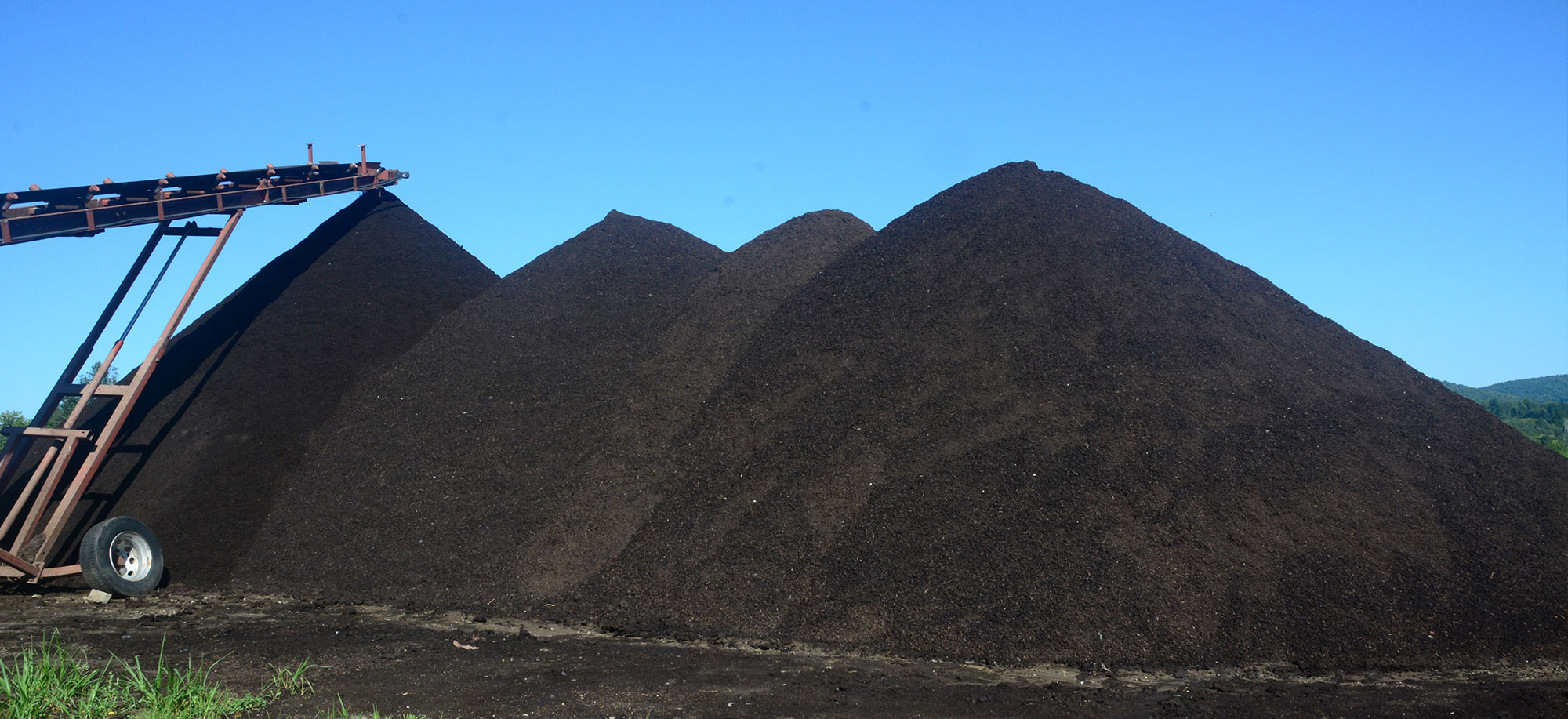 The Majority of our Compost is Used on the Farm